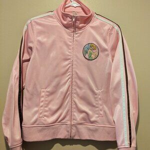 Vintage Disney Tinkerbell Pink Track Jacket – Girls XL / Women’s Small